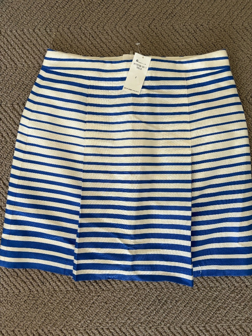 Blue and white striped Banana Republic skirt- size 2